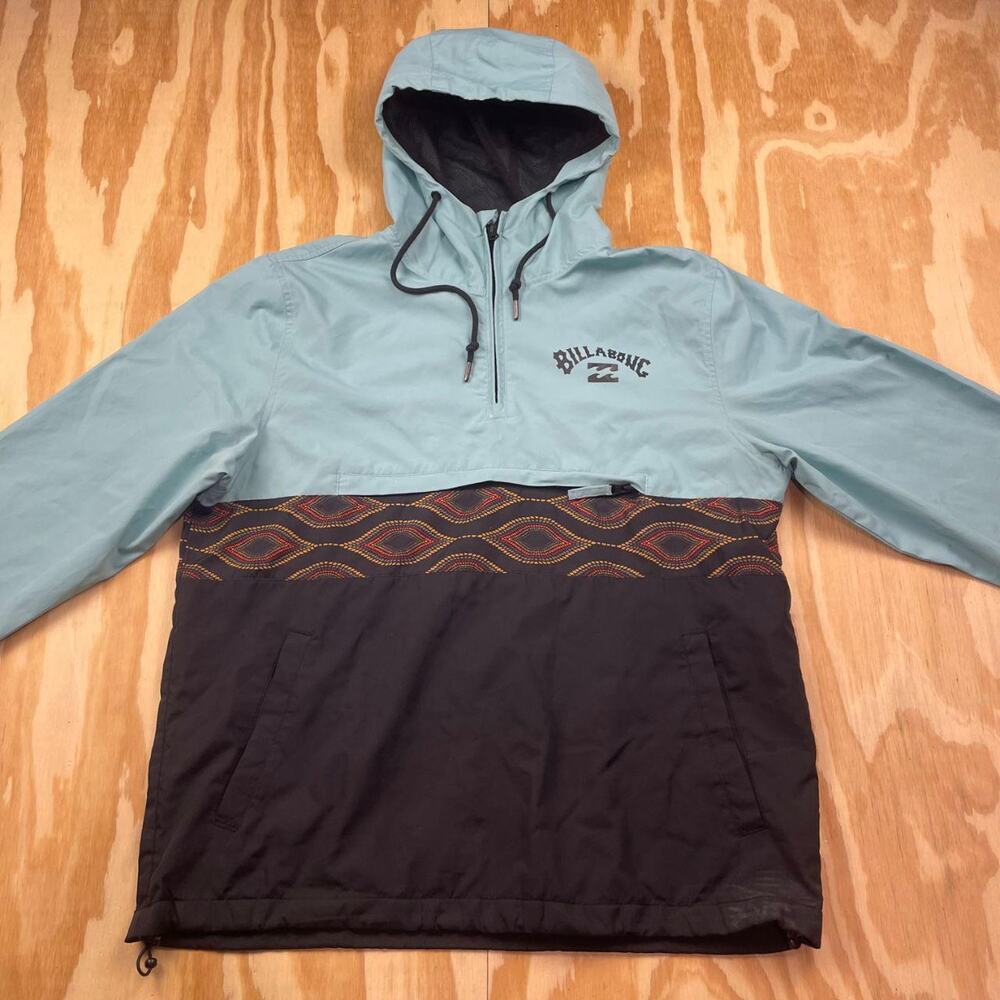Vintage Y2K Billabong Scenic Hooded Anorak Windbreaker – Men’s M - Picture 7 of 8